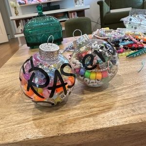 Taylor Swift Eras Tour Christmas Ornament capital letters